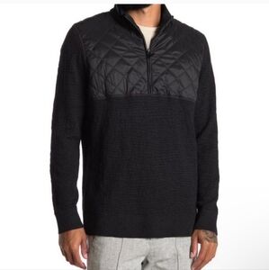 Smartwool Mens Brookline Quarter Zip Sweater Medium
